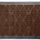80 pcs ASQUARE floor mats brown with triangle pattern 40x60cm household items, remaining stock wholesale special items image 2