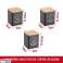 Herzberg HG 04401: Set di scatole per il pane da 4 pezzi con taniche nero opaco foto 4