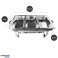 Herzberg HG-8022-3: Επαγγελματική Περιφερική πιάτων - 3 τεμάχια 1 / 3ο των Τροφίμων Pan εικόνα 6