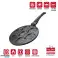 Herzberg HG CP267SML: 26cm marmorbelagt pandekage og crepe pande 7 smiley emoji billede 3