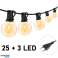 LED Lichterkette 25 Stück Glühbirnen Outdoor Garten G40 Balkon NEU Ci Bild 2
