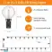LED Lichterkette 25 Stück Glühbirnen Outdoor Garten G40 Balkon NEU Ci Bild 1