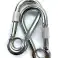 626 pcs Elecsa Snap Hook 3 Sizes silver-coloured, Buy Remaining Stock Special Items Wholesale image 2