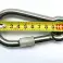 626 pcs Elecsa Snap Hook 3 Sizes silver-coloured, Buy Remaining Stock Special Items Wholesale image 4