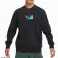 Logo Nike Club avec écusson sur le sweat-shirt en noir et vert photo 1