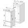 Midea Réfrigérateur-congélateur encastrable 177cm – MDRE379FGE01 photo 4