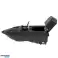 Bateau amorceur télécommandé RC noir photo 2