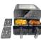 Comfy Nest CN AFD45NB: 2400W μαύρη διπλή φριτέζα αέρα διπλού καλαθιού 9L εικόνα 5