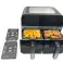 Comfy Nest CN AFD45WB: friggitrice ad aria digitale a doppio cestello nera da 2400 W con finestra 9L foto 3