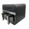 Comfy Nest CN AFD45WB: friggitrice ad aria digitale a doppio cestello nera da 2400 W con finestra 9L foto 8