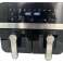 Comfy Nest CN AFD45WB: friggitrice ad aria digitale a doppio cestello nera da 2400 W con finestra 9L foto 5