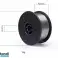 Selbstabgeschirmter Schweißdraht FLUX 0.8mm 1kg FCAW 1000g MITTIG MAG ONDRAGON Bild 1