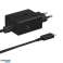 Samsung Adaptateur secteur Duo Chargeur mural 2x USB C 50W Noir photo 2