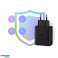 Samsung Adaptateur secteur Duo Chargeur mural 2x USB C 50W Noir photo 6
