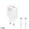 GaN Dudao A30EUT 30W USB A/USB C Wandladegerät USB C Kabel Bild 3