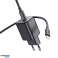 HOCO Type C Wall Charger Type C to Type C QC PD 20W Black image 2