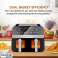 Comfy Nest CN AFD45WB: friggitrice ad aria digitale a doppio cestello nera da 2400 W con finestra 9L foto 9