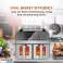 Comfy Nest CN AFD45WS: 2400W Διπλό S/S Καλάθι Ψηφιακό Αεροπλάνο με Παράθυρο 9L εικόνα 5