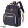 Himawari Kinderwagen Rucksack / Organizer für Mütter 20L Marineblau Bild 1