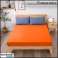 HOESLAKEN JERSEY 200x220 VIERKANT ORANJE foto 1