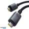USB C to USB C Cable Baseus Crystal Shine 100W 1 5m 20Gb black image 6