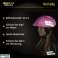 Funda del casco rosa Protege contra la humedad, aumenta la visibilidad en los días oscuros fotografía 2