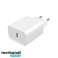 Mophie Essentials USB C Vegglader 20W Hvit bilde 1