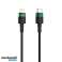 USB Type-C Lightning PD 3A Cable Black Braid 1m D62 20W image 2