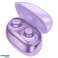Hoco EW200 Auriculares Bluetooth Inalámbricos TWS Morado fotografía 1