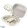 HOCO EA2 TWS Wireless Bluetooth Kopfhörer – Beige mit Ladeetui Bild 1