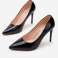 Stilettoschuhe für Damen, aus lackiertem Kunstleder, kombinierte Farben Bild 5