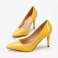 Stilettoschuhe für Damen, aus lackiertem Kunstleder, kombinierte Farben Bild 3