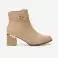 Damenstiefel aus Kunstleder, mit eleganter Schnalle und Metall an der Ferse, dicker Absatz Bild 2