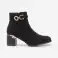 Damenstiefel aus Kunstleder, mit eleganter Schnalle und Metall an der Ferse, dicker Absatz Bild 7