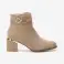 Damenstiefel aus Kunstleder, mit eleganter Schnalle und Metall an der Ferse, dicker Absatz Bild 9