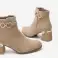 Damenstiefel aus Kunstleder, mit eleganter Schnalle und Metall an der Ferse, dicker Absatz Bild 10