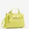 Bolso de mujer de piel ecológica, cocodrilo, elegante, con cierre de llave fotografía 3