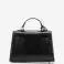 Bolso de mujer de piel ecológica, cocodrilo, elegante, con cierre de llave fotografía 6