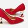 Zapatos de mujer de piel ecológica con tacón piramidal, modelo stiletto fotografía 1