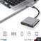 Adaptér HUB 3v1 USB C na HDMI USB A USB C 4K 60Hz Alogy s fotka 5