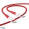 HOCO Typ C auf Typ C Kabel X70 1m Rot PD 60W Schnellladung Bild 3