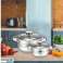 Platina kokekar PL 10010: 10 stykker S/S kokekar med striper Aksent 16/18/20/22/24cm bilde 1