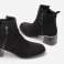 Damen Stiefel aus Kunstleder, pelzig, mit Reißverschluss Bild 1