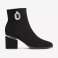Elegante Damenstiefel aus Öko-Veloursleder mit elegantem Accessoire Bild 3