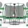 Green Win.max pumkin model trampolines 305cm with ladder and safety net image 1