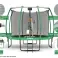 Grüne Win.max Pumkin Modell Trampoline 366cm mit Leiter und Sicherheitsnetz Bild 6