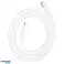 Cable HOCO Tipo C a Tipo C X93 1m Blanco PD 100W 3A Carga Rápida fotografía 5