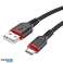HOCO USB A a Tipo C Cable X59 3m Negro 3A Trenza de Nylon Duradero fotografía 1