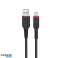 HOCO USB A a Tipo C Cable X59 3m Negro 3A Trenza de Nylon Duradero fotografía 4