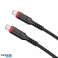 Cable HOCO Tipo C a Tipo C X59 3m Negro PD 60W 3A Nylon Trenzado fotografía 5